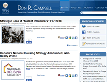 Tablet Screenshot of donrcampbell.com